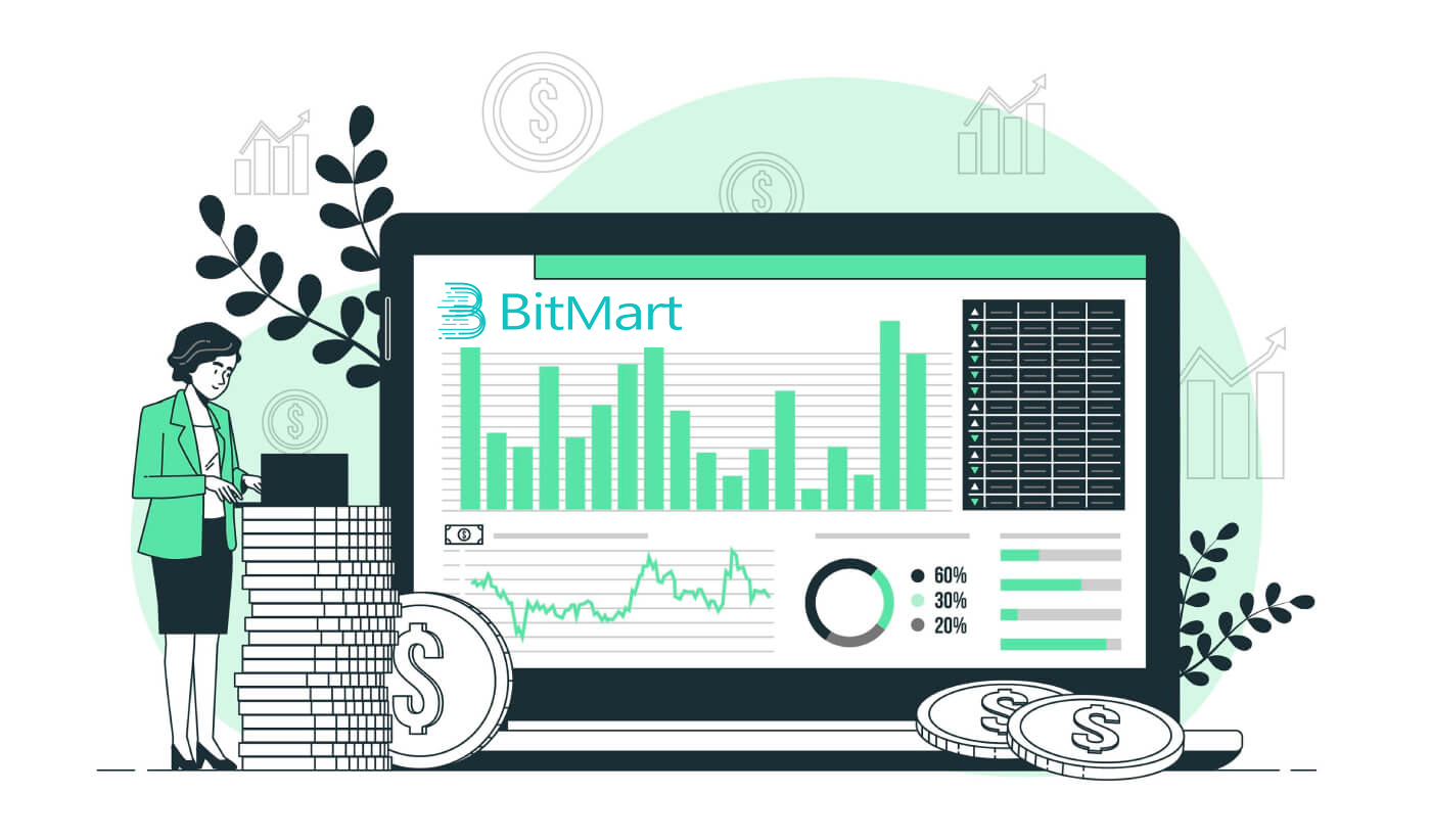 Kaip atsiimti ir padaryti indėlį „BitMart“.