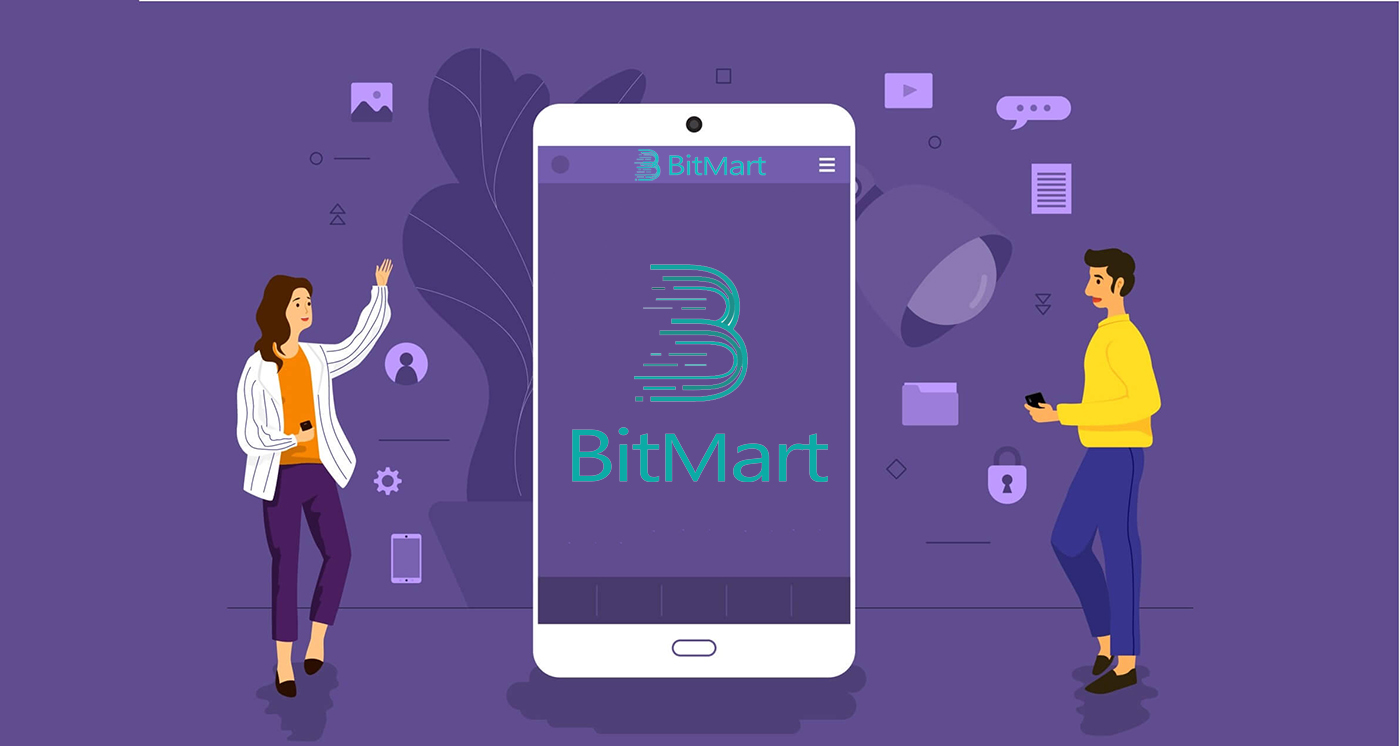 Mokhoa oa ho jarolla le ho kenya sesebelisoa sa BitMart bakeng sa Mobile (Android, iOS)